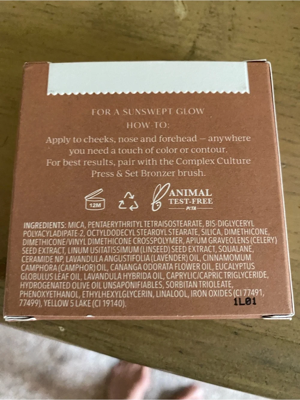 Complex Culture Sun Bath Baked Bronzer - Bronze Finish